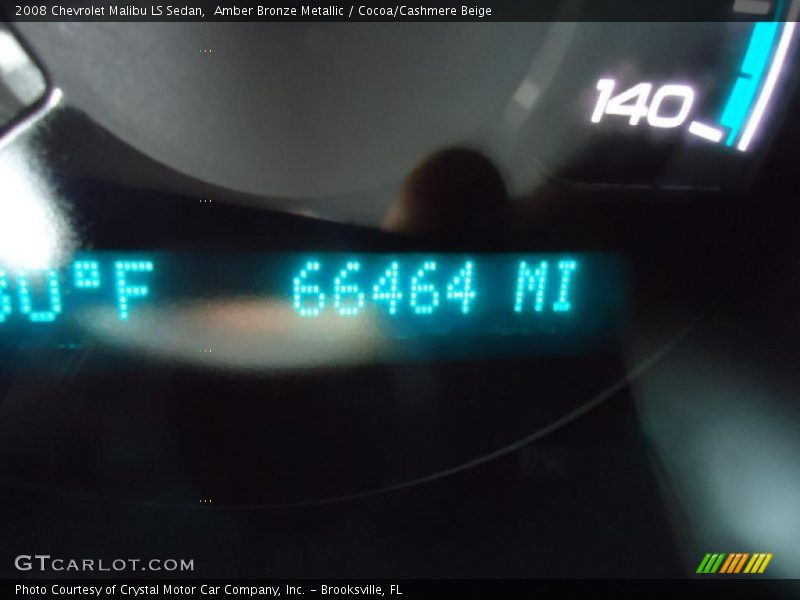 Amber Bronze Metallic / Cocoa/Cashmere Beige 2008 Chevrolet Malibu LS Sedan