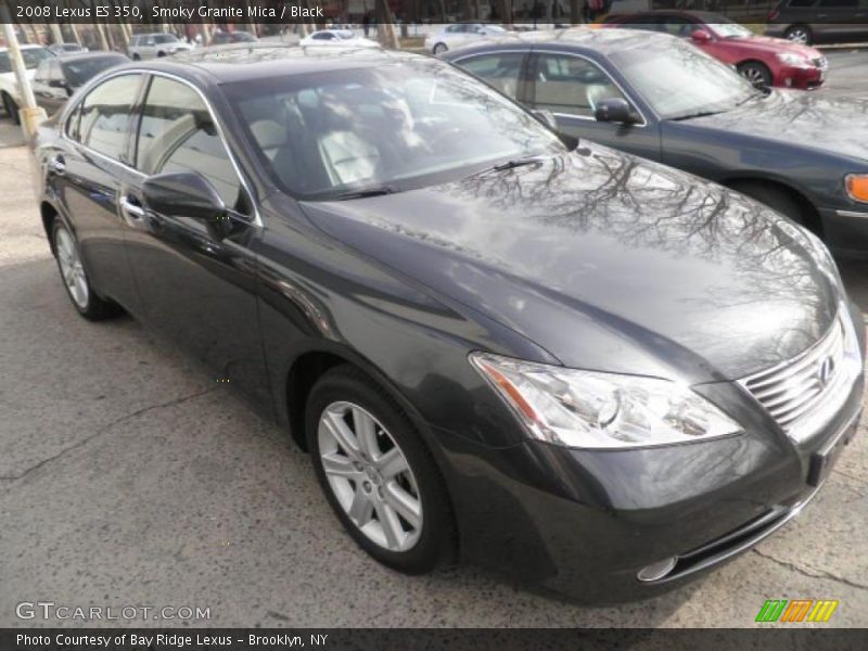 Smoky Granite Mica / Black 2008 Lexus ES 350
