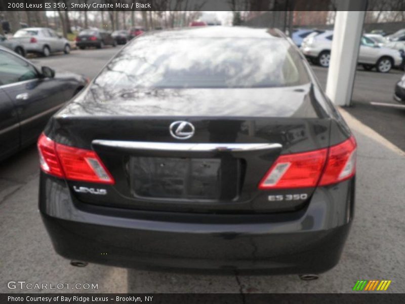 Smoky Granite Mica / Black 2008 Lexus ES 350