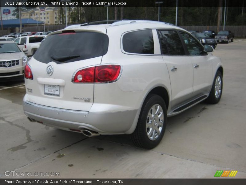 White Diamond Tricoat / Cashmere/Cocoa 2011 Buick Enclave CXL