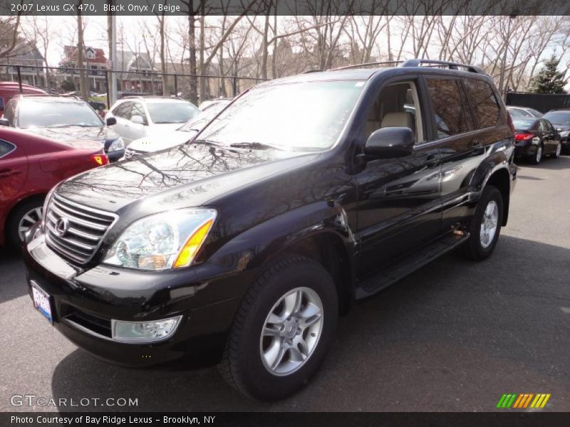 Black Onyx / Beige 2007 Lexus GX 470