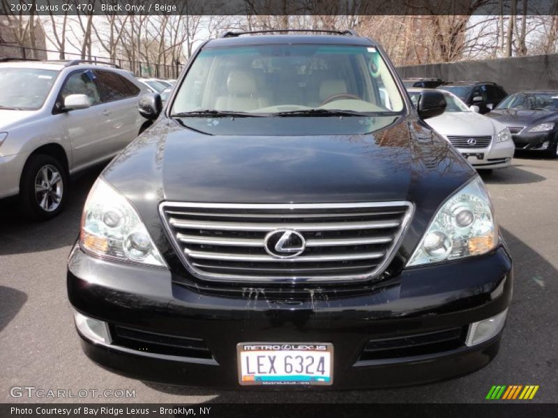 Black Onyx / Beige 2007 Lexus GX 470