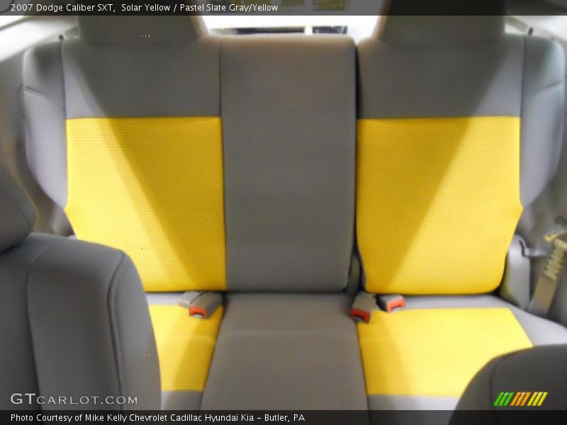 Solar Yellow / Pastel Slate Gray/Yellow 2007 Dodge Caliber SXT