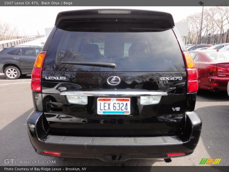 Black Onyx / Beige 2007 Lexus GX 470