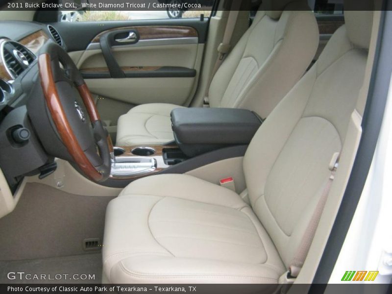 White Diamond Tricoat / Cashmere/Cocoa 2011 Buick Enclave CXL