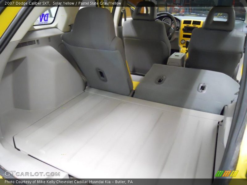 Solar Yellow / Pastel Slate Gray/Yellow 2007 Dodge Caliber SXT