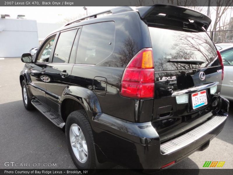 Black Onyx / Beige 2007 Lexus GX 470