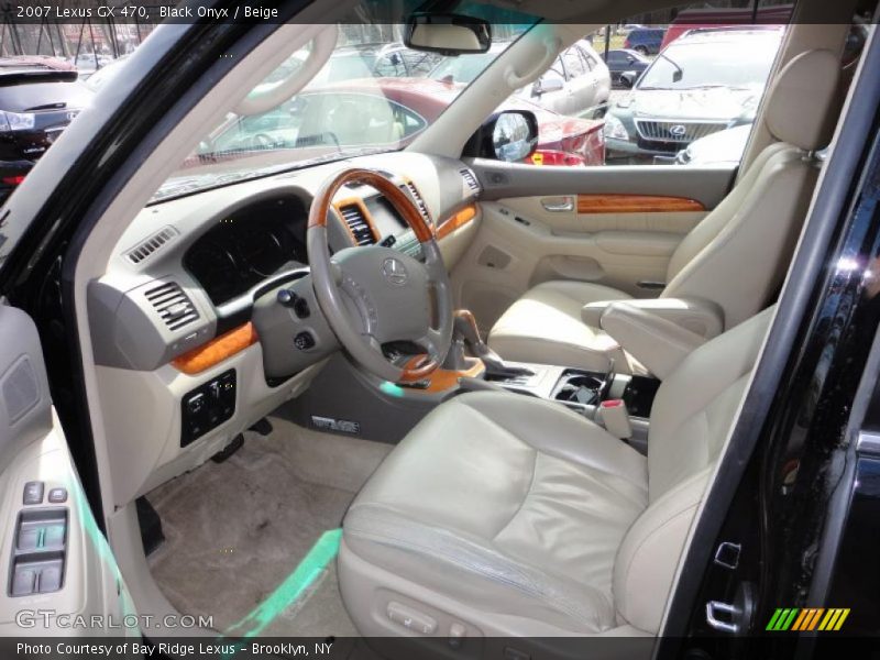 Black Onyx / Beige 2007 Lexus GX 470