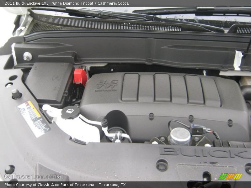 White Diamond Tricoat / Cashmere/Cocoa 2011 Buick Enclave CXL