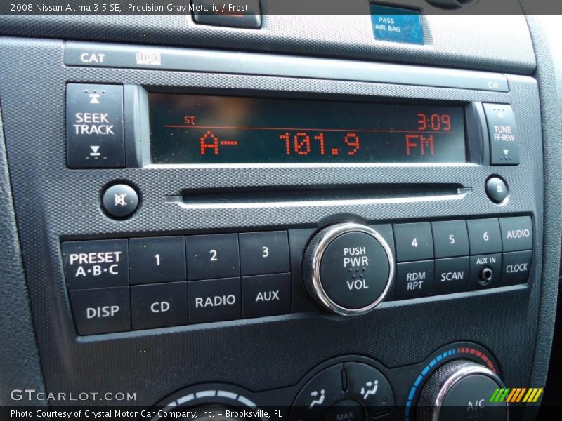 Precision Gray Metallic / Frost 2008 Nissan Altima 3.5 SE