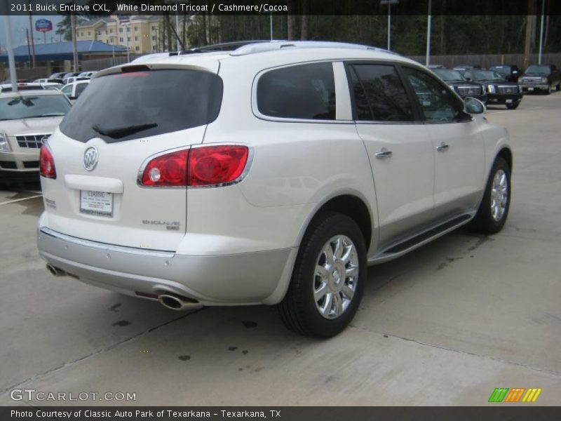 White Diamond Tricoat / Cashmere/Cocoa 2011 Buick Enclave CXL