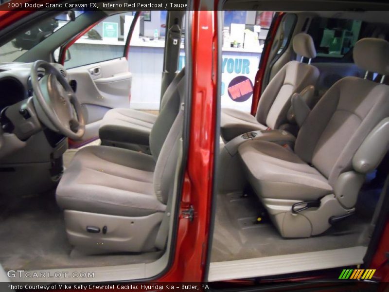  2001 Grand Caravan EX Taupe Interior
