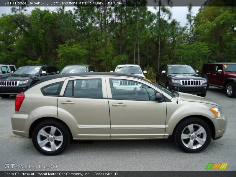 Light Sandstone Metallic / Dark Slate Gray 2010 Dodge Caliber SXT