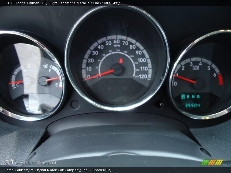 Light Sandstone Metallic / Dark Slate Gray 2010 Dodge Caliber SXT