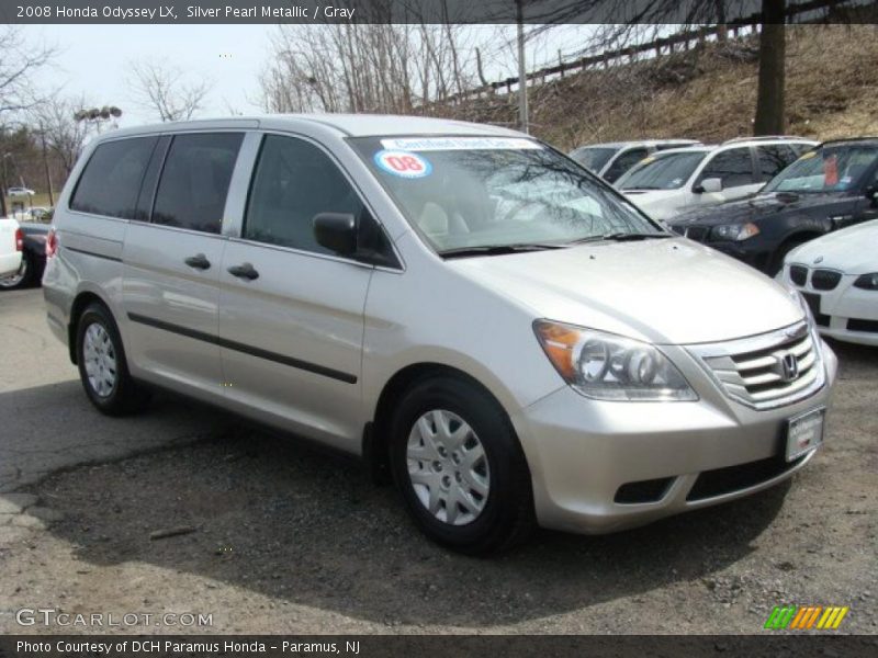 Silver Pearl Metallic / Gray 2008 Honda Odyssey LX