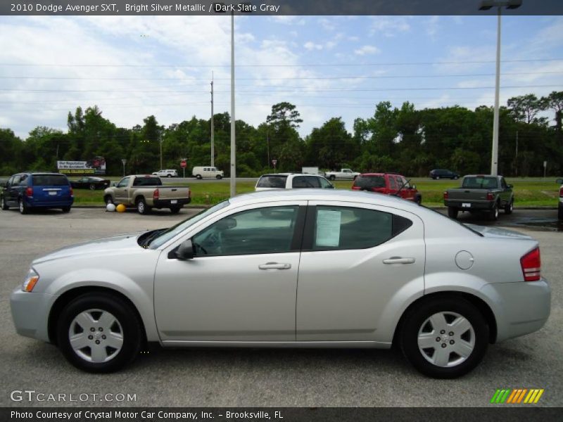Bright Silver Metallic / Dark Slate Gray 2010 Dodge Avenger SXT