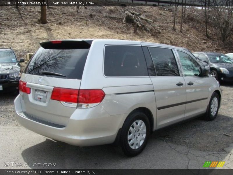 Silver Pearl Metallic / Gray 2008 Honda Odyssey LX