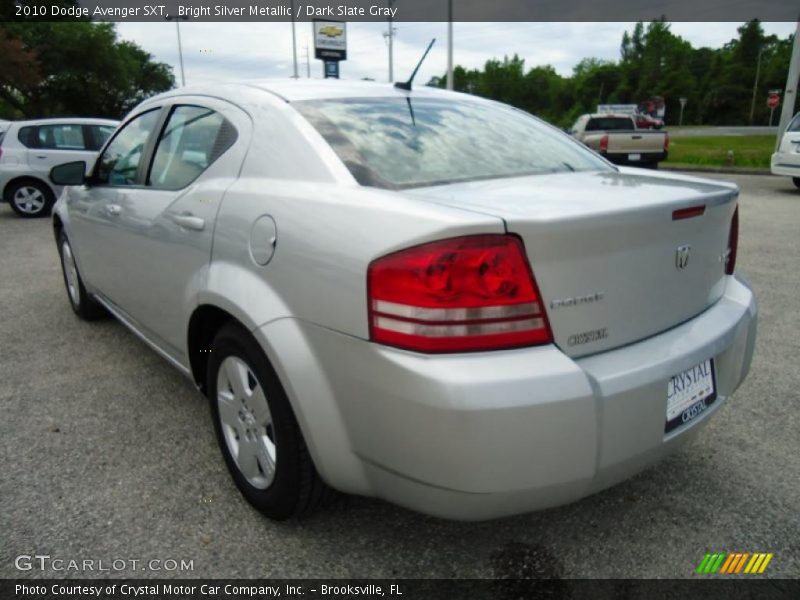 Bright Silver Metallic / Dark Slate Gray 2010 Dodge Avenger SXT
