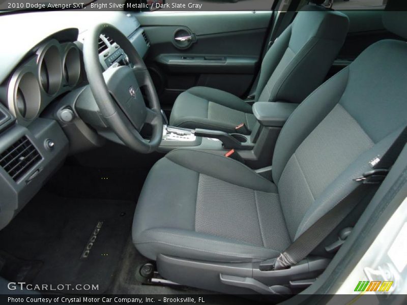 Bright Silver Metallic / Dark Slate Gray 2010 Dodge Avenger SXT