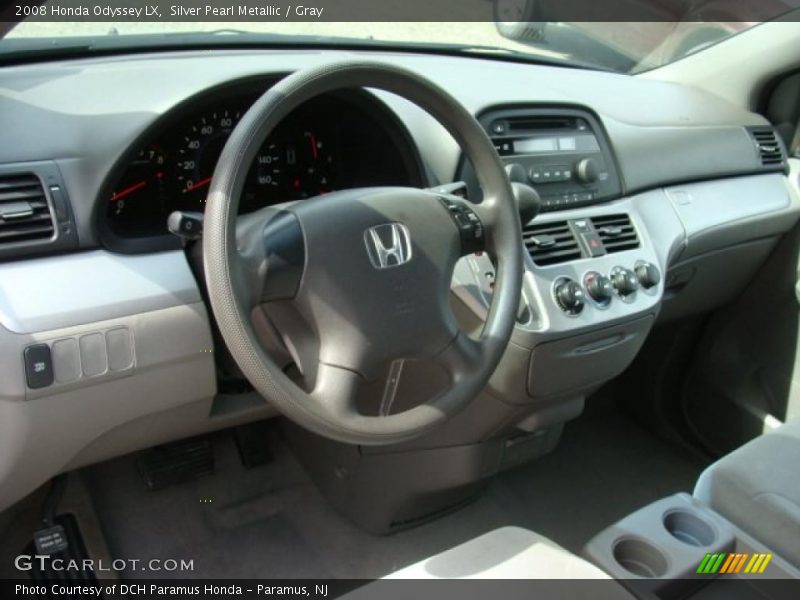 Silver Pearl Metallic / Gray 2008 Honda Odyssey LX