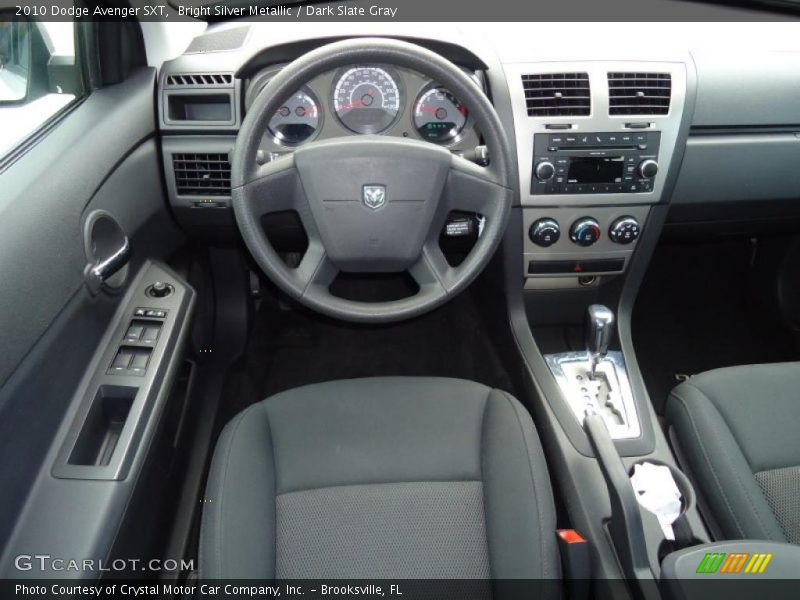 Bright Silver Metallic / Dark Slate Gray 2010 Dodge Avenger SXT