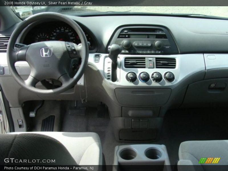 Silver Pearl Metallic / Gray 2008 Honda Odyssey LX