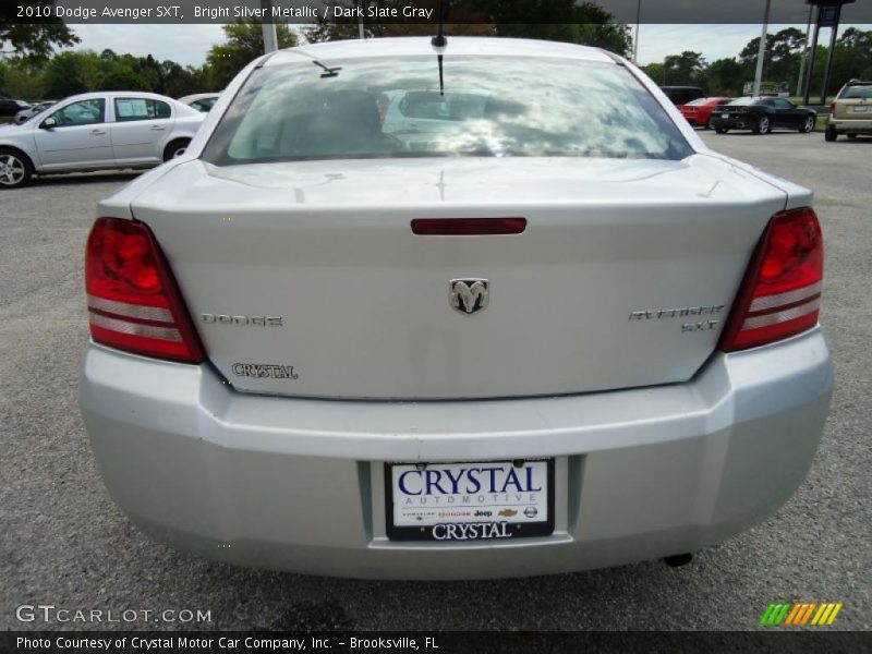 Bright Silver Metallic / Dark Slate Gray 2010 Dodge Avenger SXT