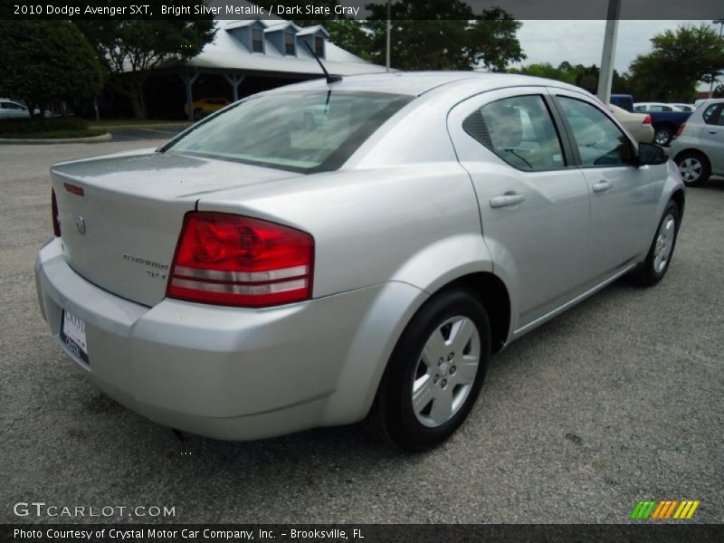 Bright Silver Metallic / Dark Slate Gray 2010 Dodge Avenger SXT