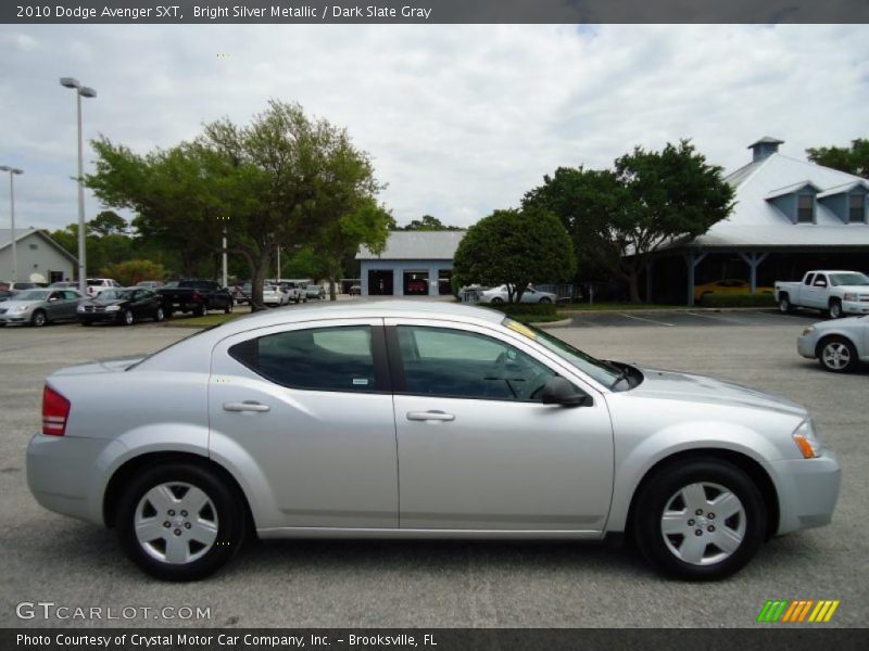 Bright Silver Metallic / Dark Slate Gray 2010 Dodge Avenger SXT
