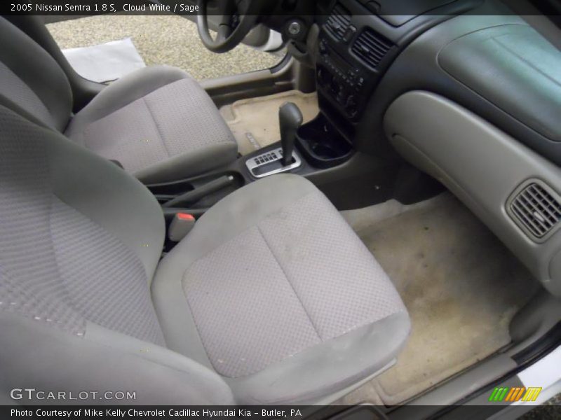 Cloud White / Sage 2005 Nissan Sentra 1.8 S