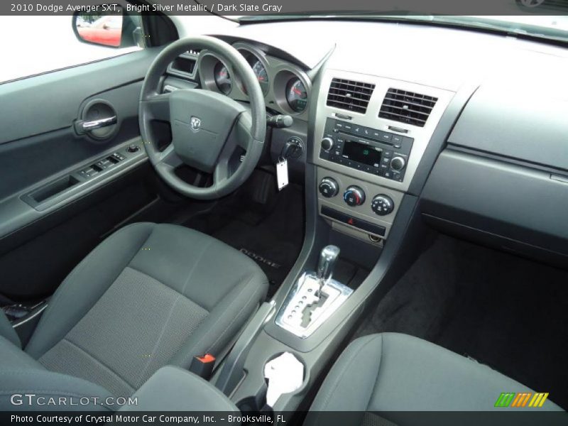 Bright Silver Metallic / Dark Slate Gray 2010 Dodge Avenger SXT