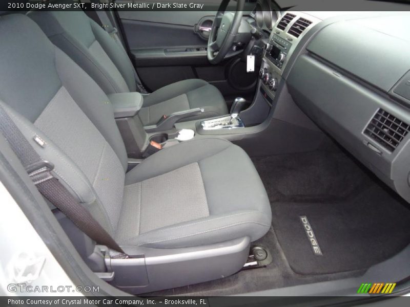 Bright Silver Metallic / Dark Slate Gray 2010 Dodge Avenger SXT