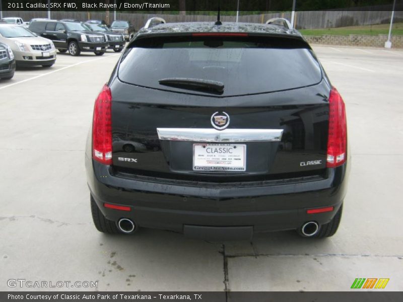 Black Raven / Ebony/Titanium 2011 Cadillac SRX FWD