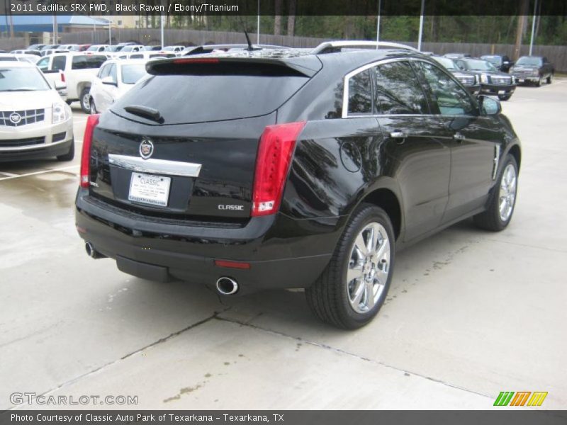 Black Raven / Ebony/Titanium 2011 Cadillac SRX FWD