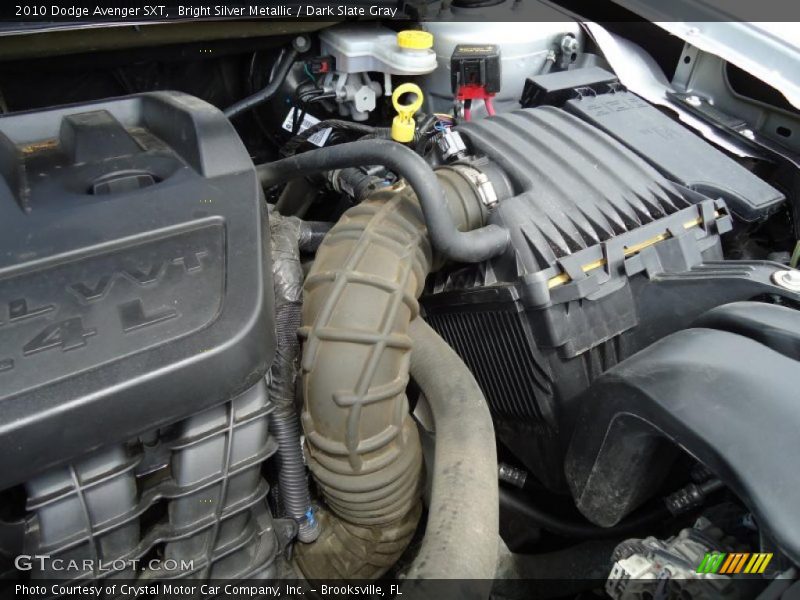 Bright Silver Metallic / Dark Slate Gray 2010 Dodge Avenger SXT