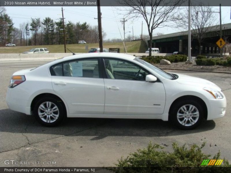 Winter Frost White / Blond 2010 Nissan Altima Hybrid