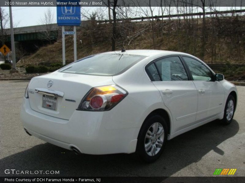 Winter Frost White / Blond 2010 Nissan Altima Hybrid