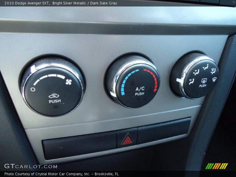 Bright Silver Metallic / Dark Slate Gray 2010 Dodge Avenger SXT