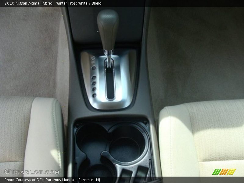 Winter Frost White / Blond 2010 Nissan Altima Hybrid