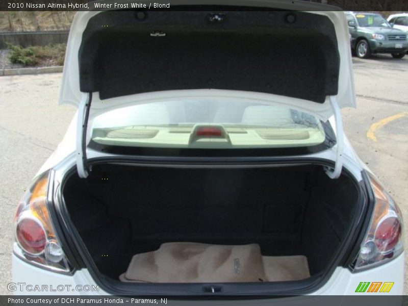 Winter Frost White / Blond 2010 Nissan Altima Hybrid
