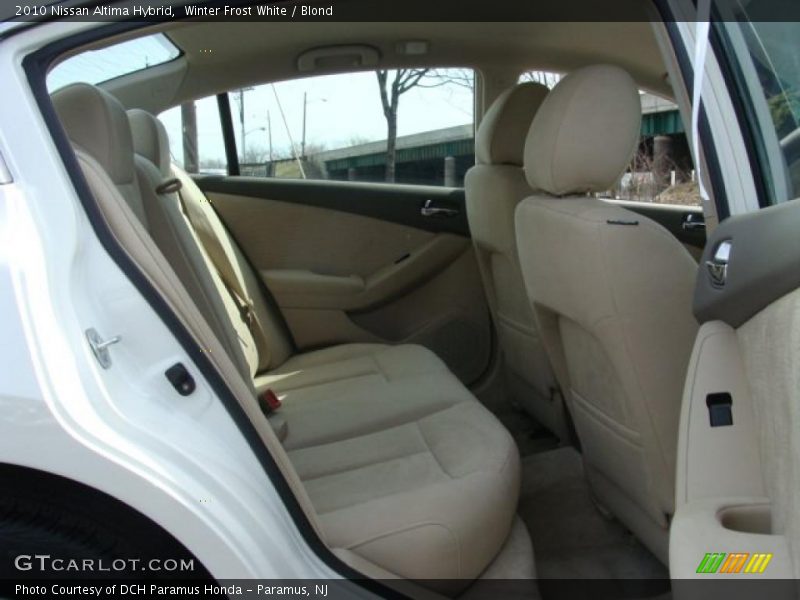 Winter Frost White / Blond 2010 Nissan Altima Hybrid