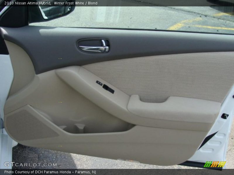Winter Frost White / Blond 2010 Nissan Altima Hybrid