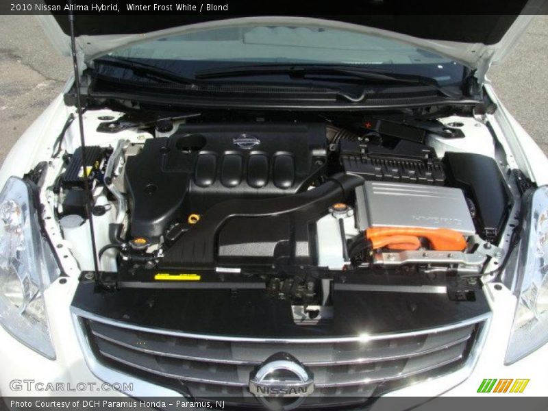  2010 Altima Hybrid Engine - 2.5 Liter GDI DOHC 16-Valve CVTCS 4 Cylinder Gasoline/Electric Hybrid