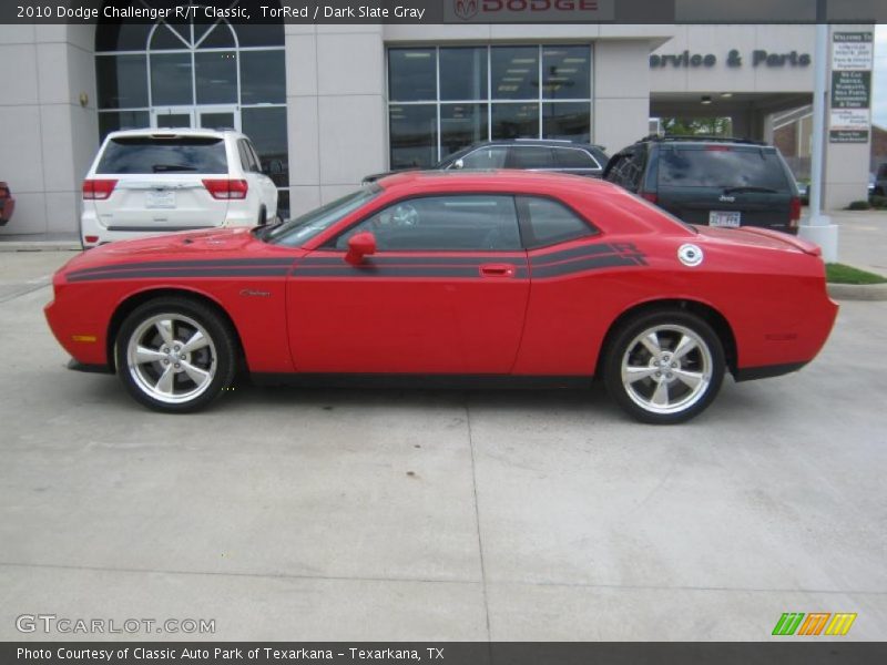TorRed / Dark Slate Gray 2010 Dodge Challenger R/T Classic