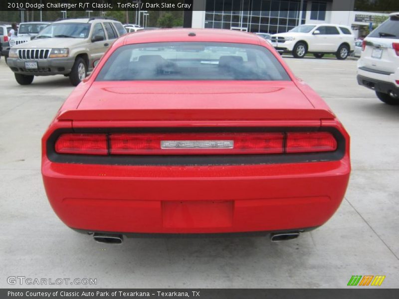 TorRed / Dark Slate Gray 2010 Dodge Challenger R/T Classic