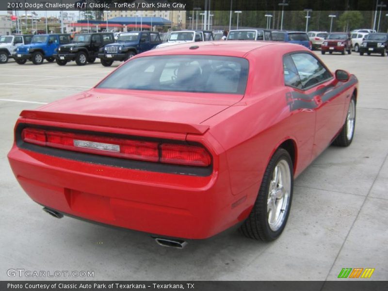 TorRed / Dark Slate Gray 2010 Dodge Challenger R/T Classic