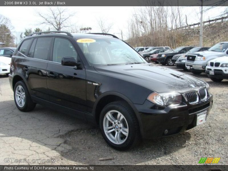 Jet Black / Black 2006 BMW X3 3.0i