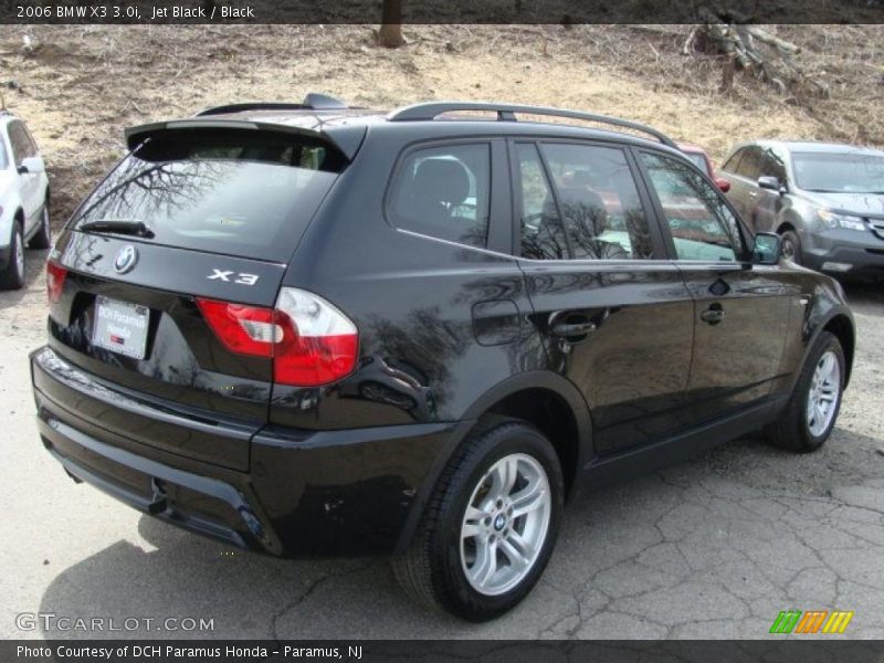 Jet Black / Black 2006 BMW X3 3.0i