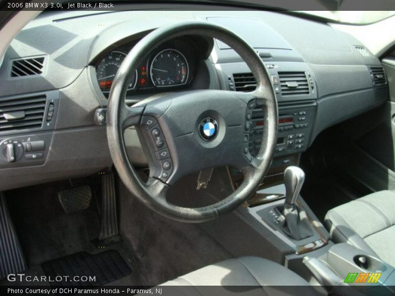 Jet Black / Black 2006 BMW X3 3.0i