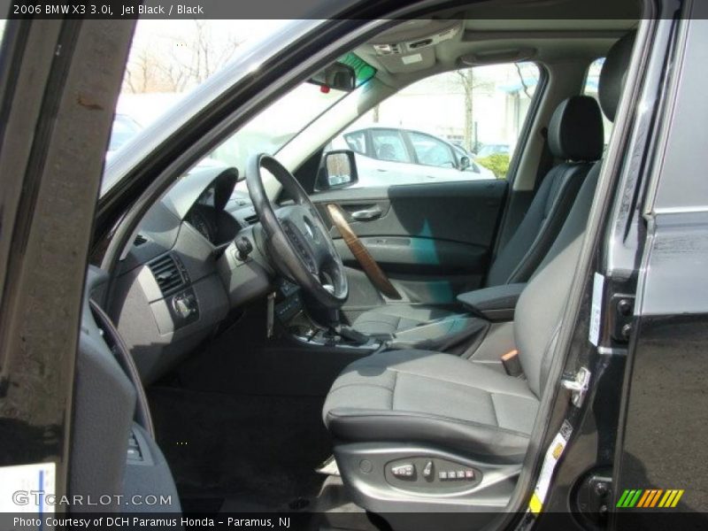 Jet Black / Black 2006 BMW X3 3.0i